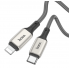 Кабель Type-C - Lightning 1 м PD 20W серый Hoco X66